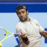 Matteo Berrettini: une finale expéditive pour un deuxième titre à Gstaad. KEYSTONE/PETER KLAUNZER